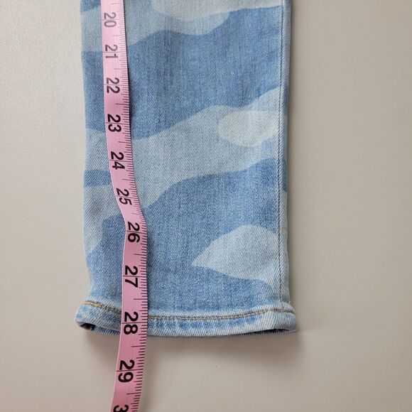 rag & bone Jeans Cate Mid-Rise Faded Camo Ankle Skinny Denim Womens 29 Preppy - Picture 11 of 13